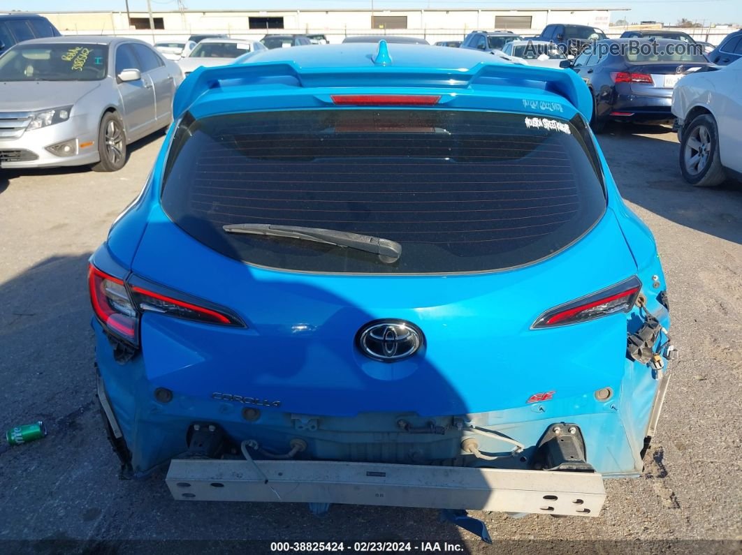 2019 Toyota Corolla Se Blue vin: JTNK4RBE5K3003886