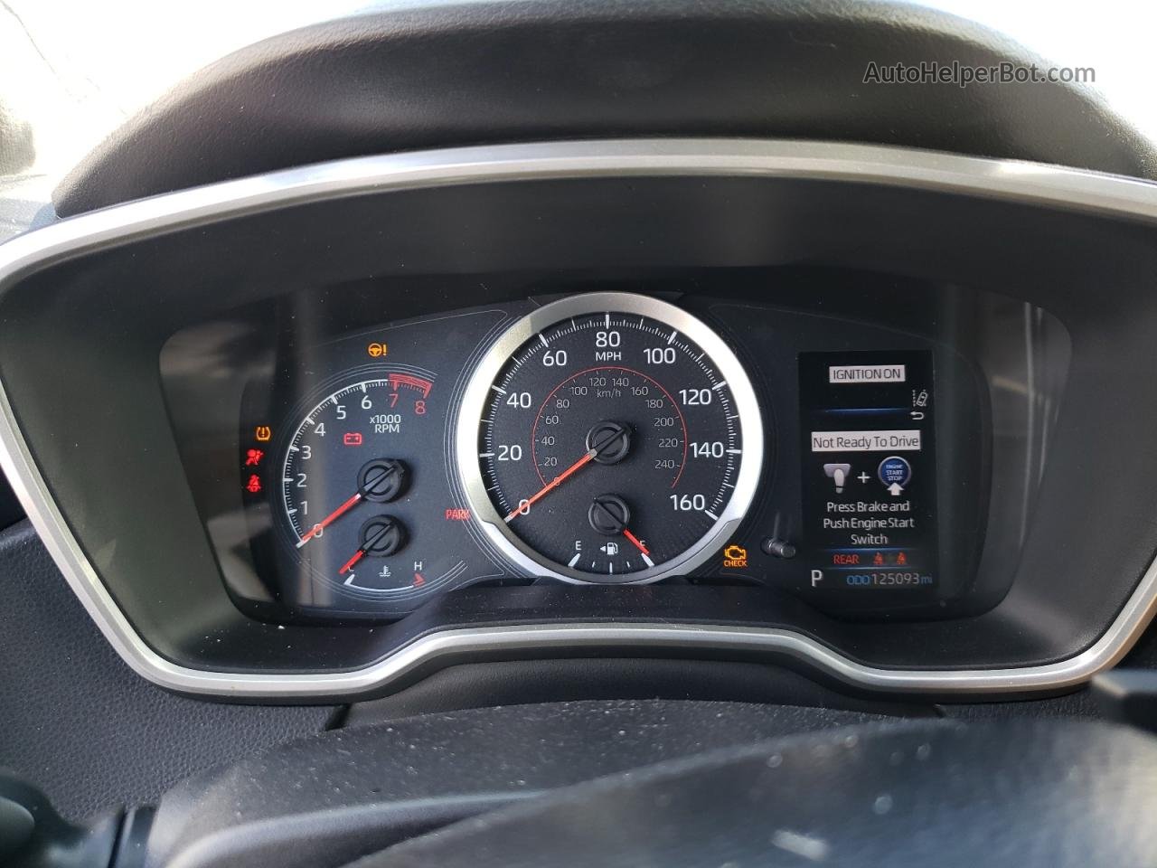 2019 Toyota Corolla Se Серый vin: JTNK4RBE5K3036399