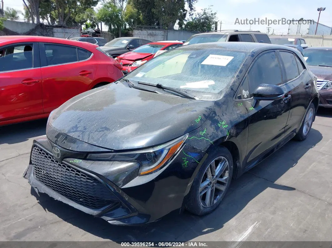 2019 Toyota Corolla Se Black vin: JTNK4RBE5K3039528