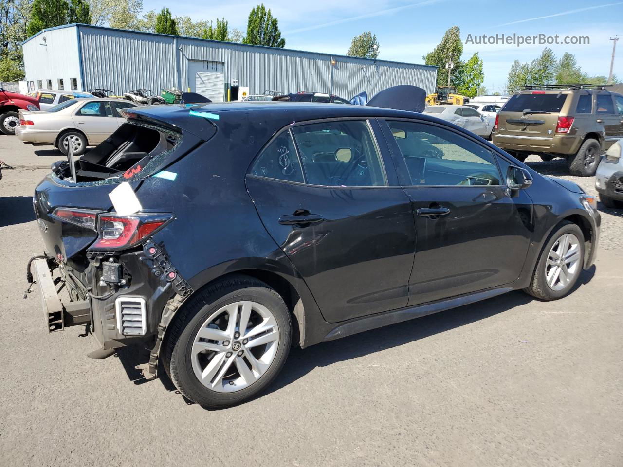 2019 Toyota Corolla Se Black vin: JTNK4RBE5K3046799