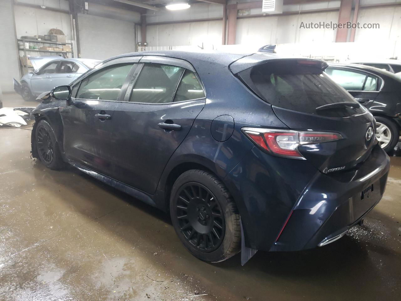 2019 Toyota Corolla Se Blue vin: JTNK4RBE5K3046995