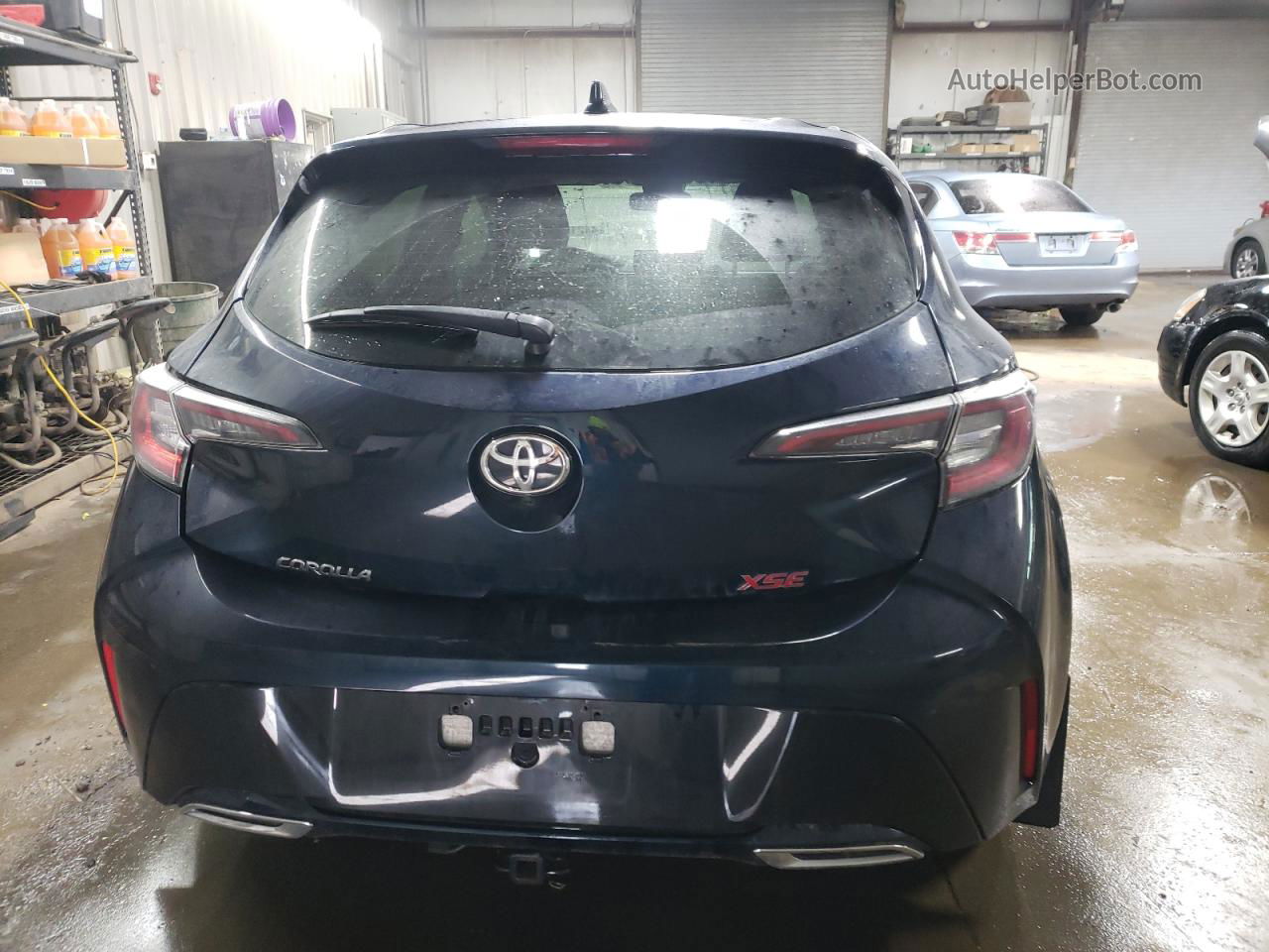 2019 Toyota Corolla Se Blue vin: JTNK4RBE5K3046995