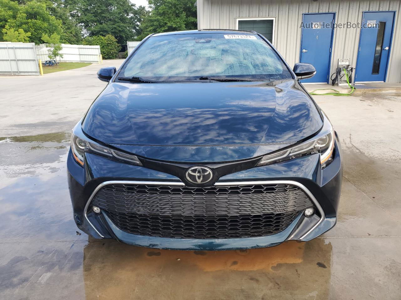 2019 Toyota Corolla Se Blue vin: JTNK4RBE5K3049170