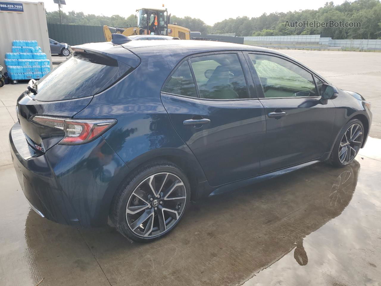 2019 Toyota Corolla Se Blue vin: JTNK4RBE5K3049170