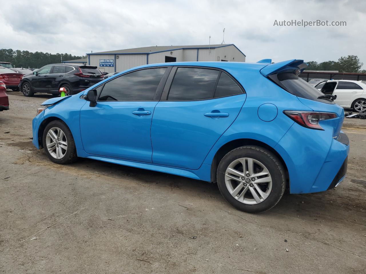 2019 Toyota Corolla Se Blue vin: JTNK4RBE5K3062713