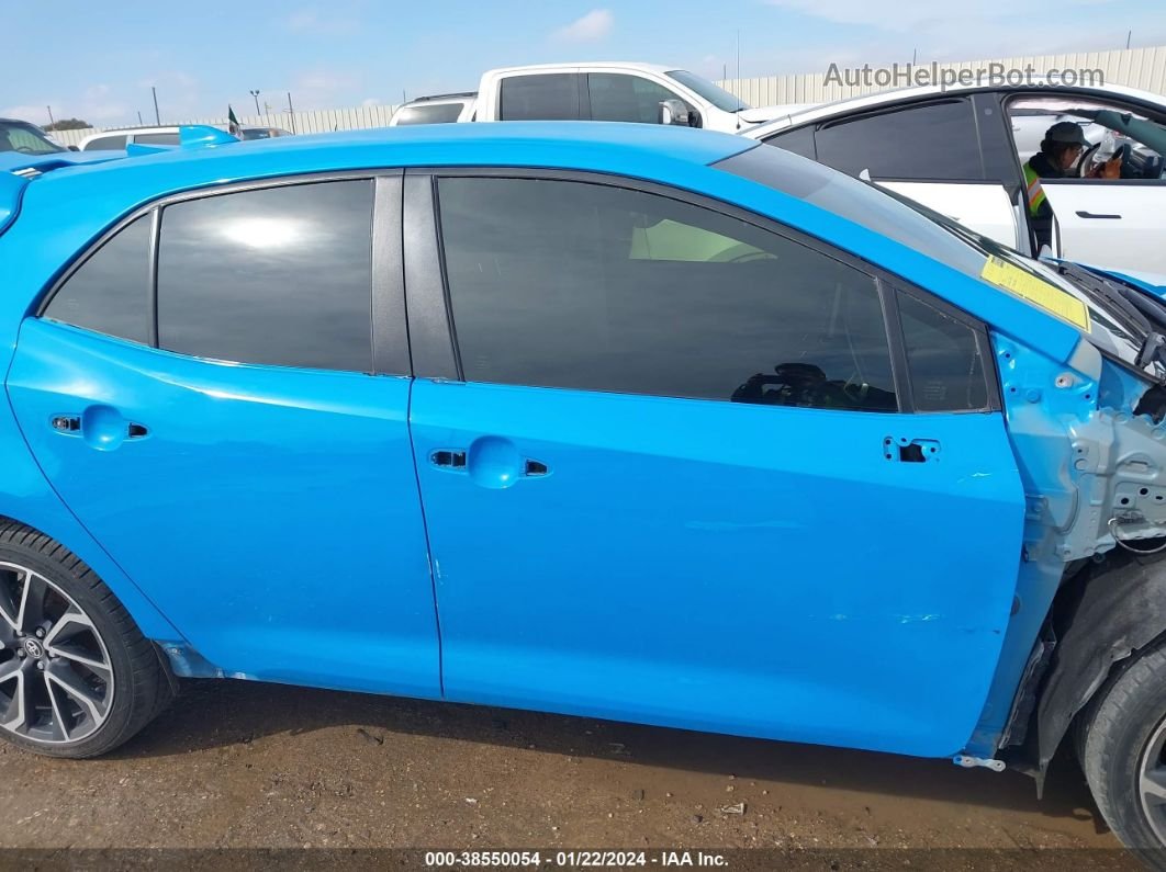 2019 Toyota Corolla Se/xse Синий vin: JTNK4RBE5K3063389