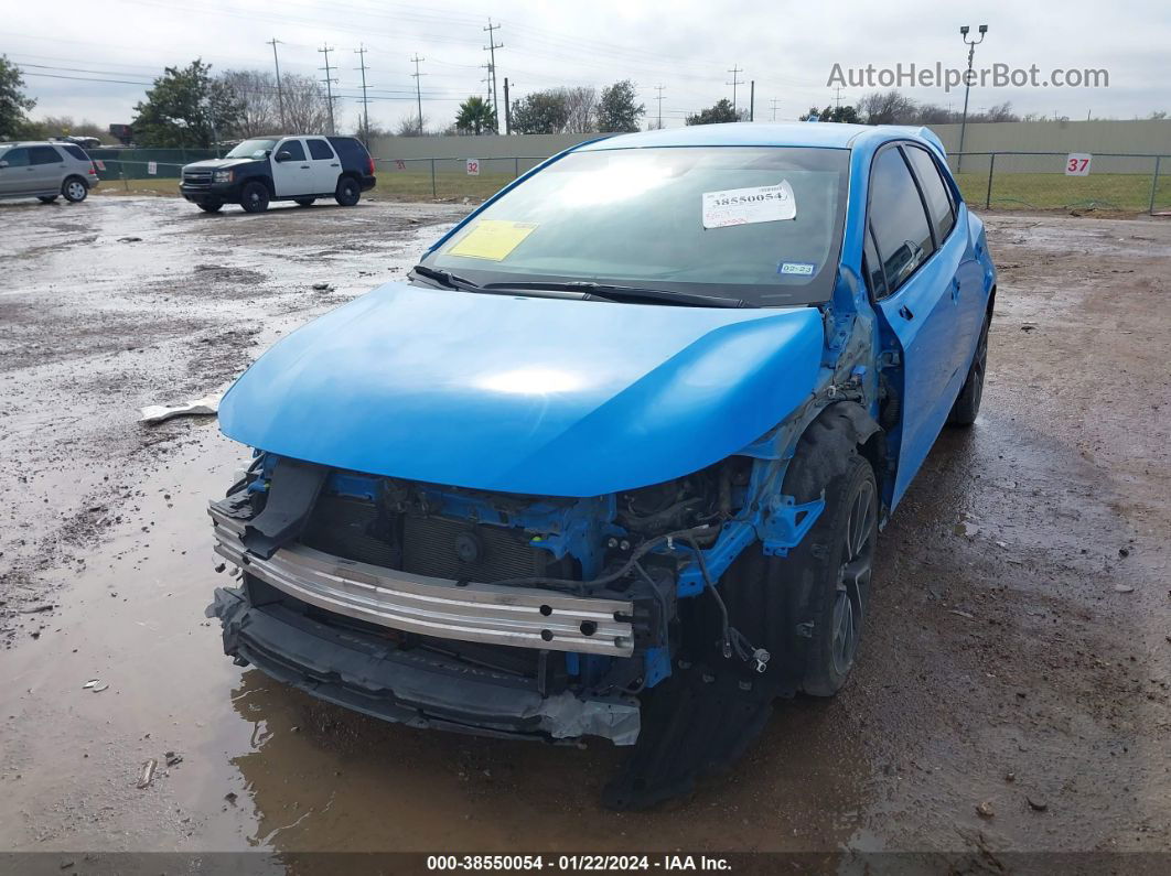 2019 Toyota Corolla Se/xse Blue vin: JTNK4RBE5K3063389