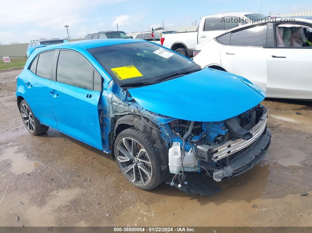 2019 Toyota Corolla Se/xse Blue vin: JTNK4RBE5K3063389