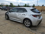 2019 Toyota Corolla Se Silver vin: JTNK4RBE6K3037741