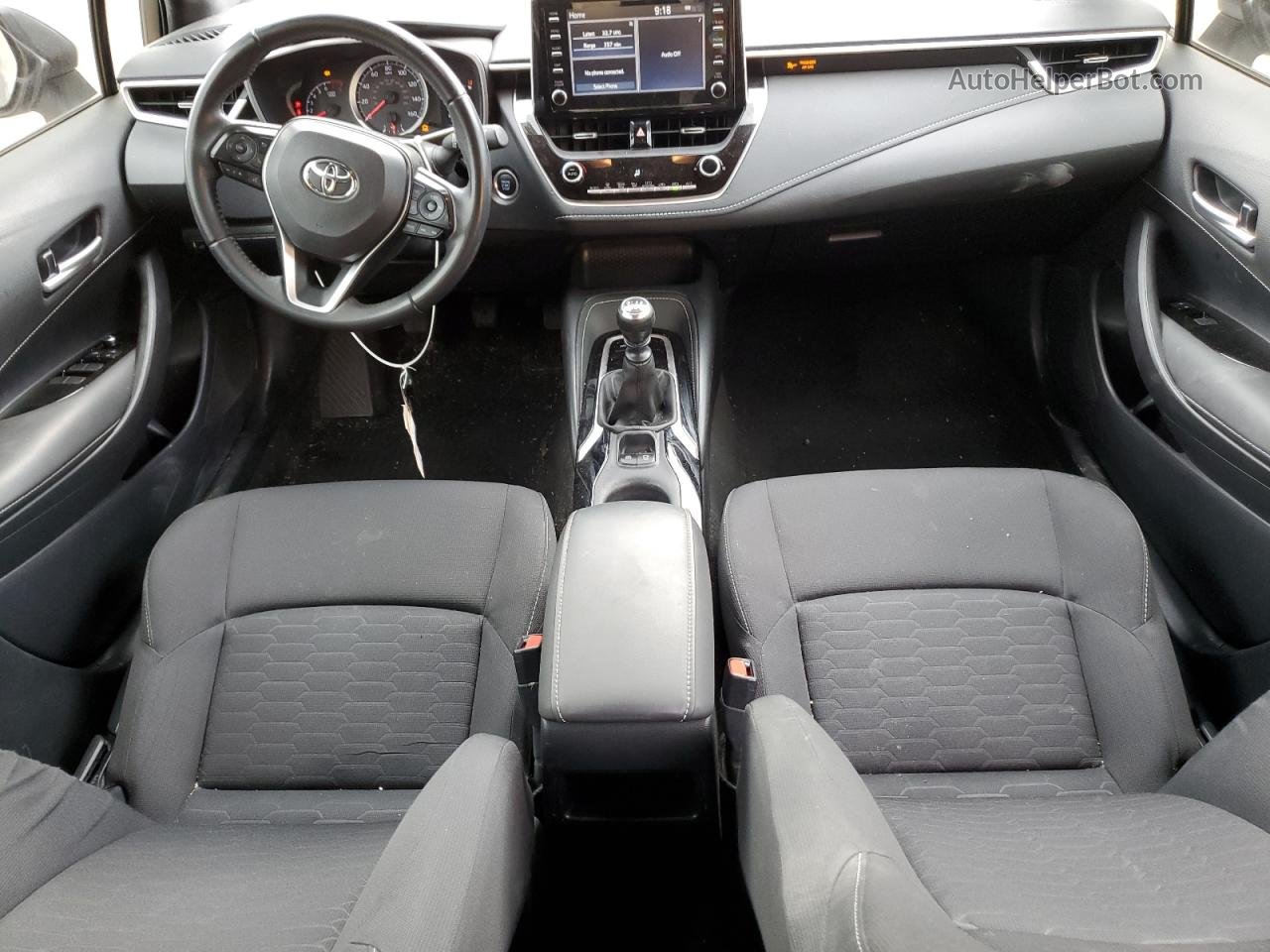 2019 Toyota Corolla Se Silver vin: JTNK4RBE6K3037741