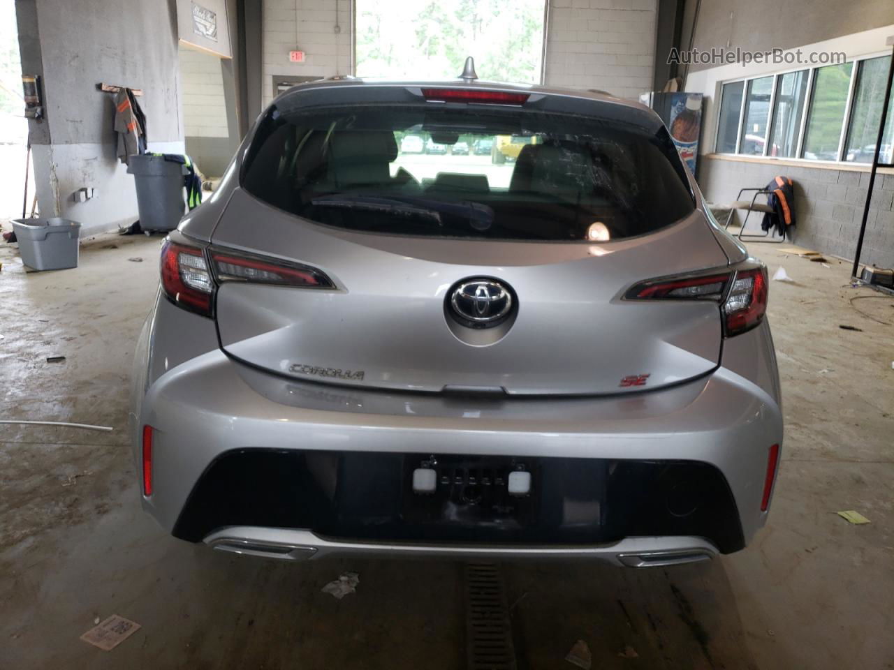 2019 Toyota Corolla Se Серебряный vin: JTNK4RBE6K3058279