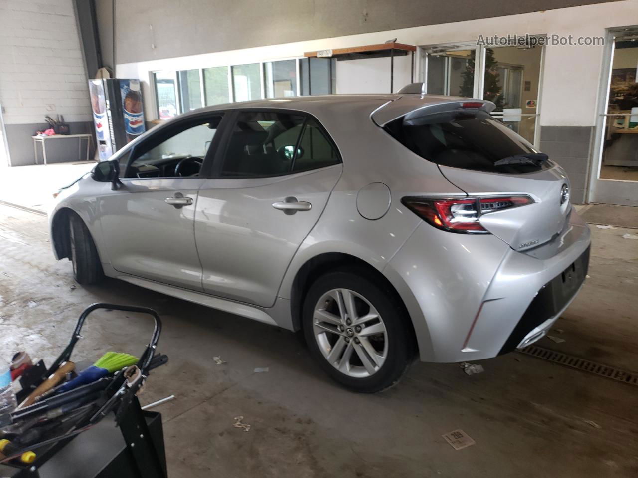 2019 Toyota Corolla Se Silver vin: JTNK4RBE6K3058279