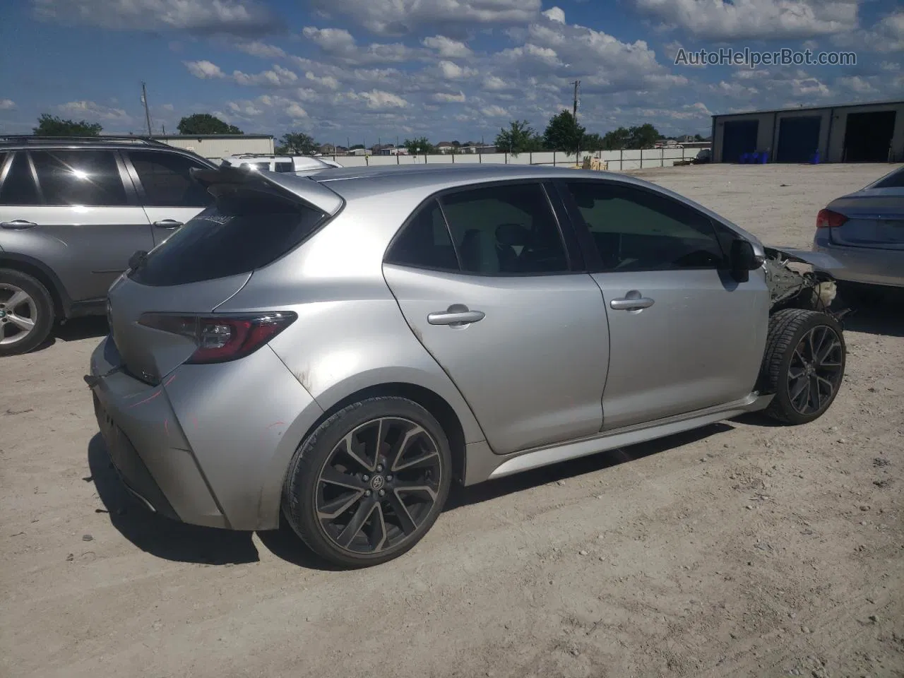 2019 Toyota Corolla Se Серебряный vin: JTNK4RBE6K3063322