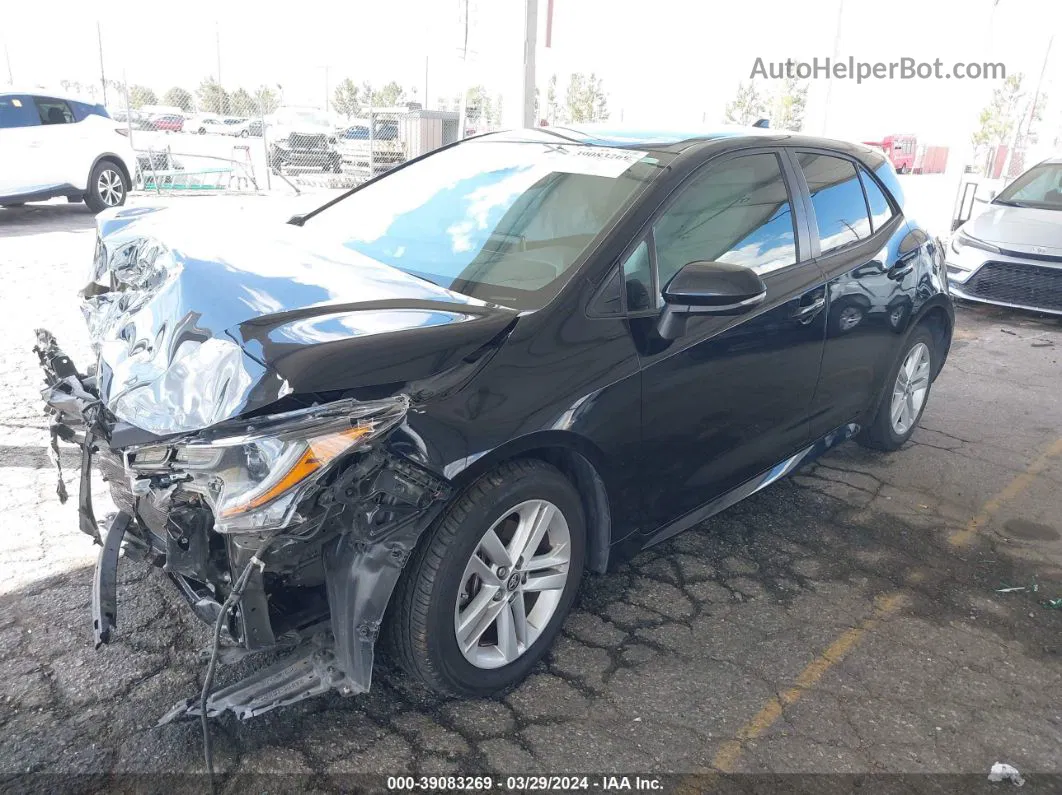 2019 Toyota Corolla Se Black vin: JTNK4RBE6K3067550