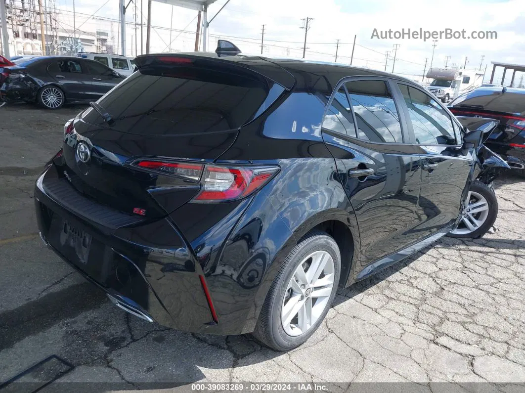 2019 Toyota Corolla Se Black vin: JTNK4RBE6K3067550