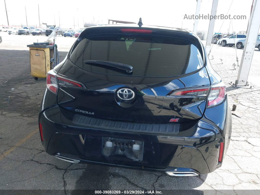 2019 Toyota Corolla Se Black vin: JTNK4RBE6K3067550