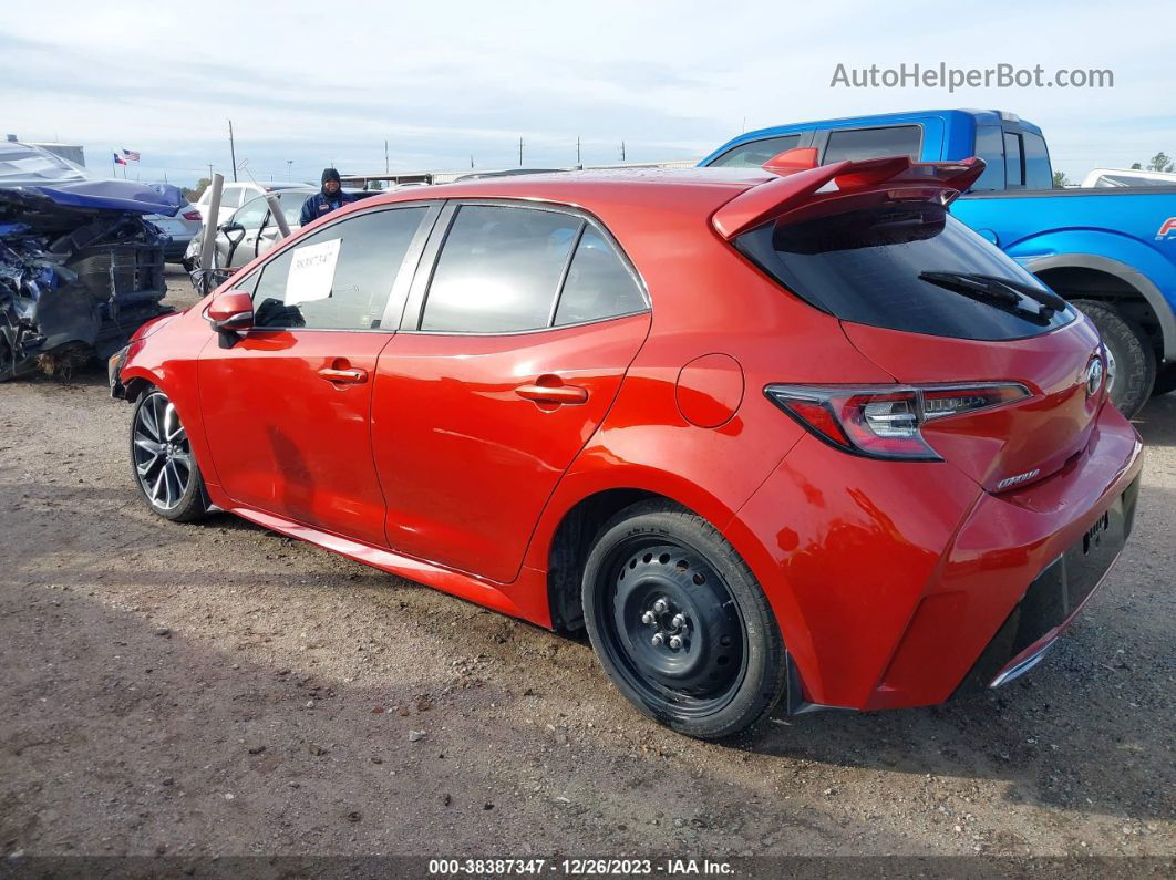 2019 Toyota Corolla Xse Orange vin: JTNK4RBE6K3069718