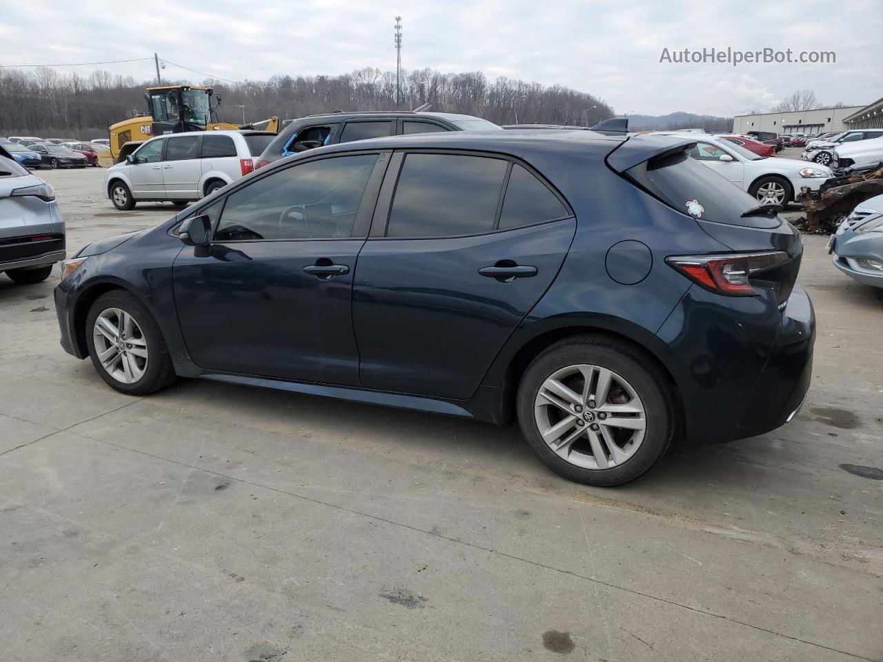 2019 Toyota Corolla Se Blue vin: JTNK4RBE6K3070027