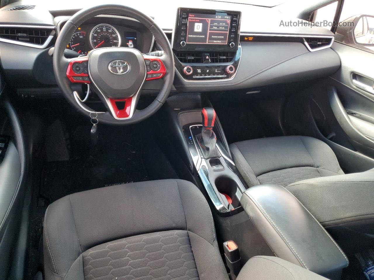 2019 Toyota Corolla Se Red vin: JTNK4RBE7K3012072