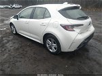 2019 Toyota Corolla Se White vin: JTNK4RBE8K3028894
