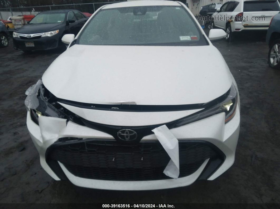 2019 Toyota Corolla Se White vin: JTNK4RBE8K3028894