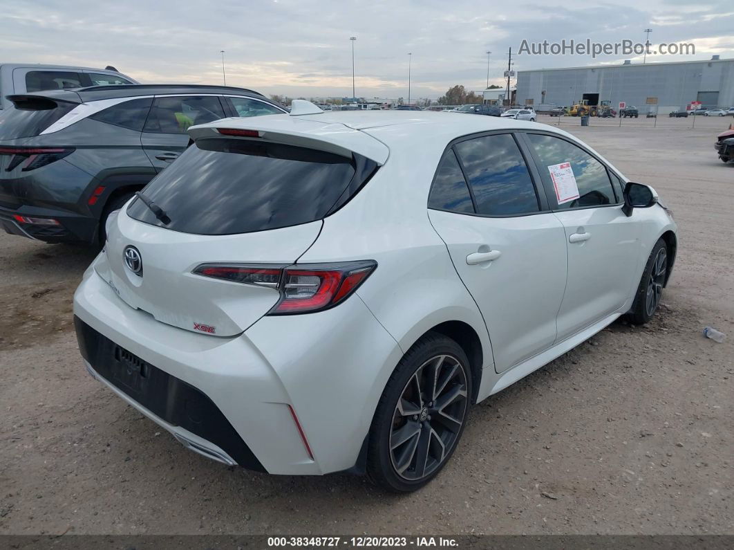 2019 Toyota Corolla Xse White vin: JTNK4RBE8K3045002