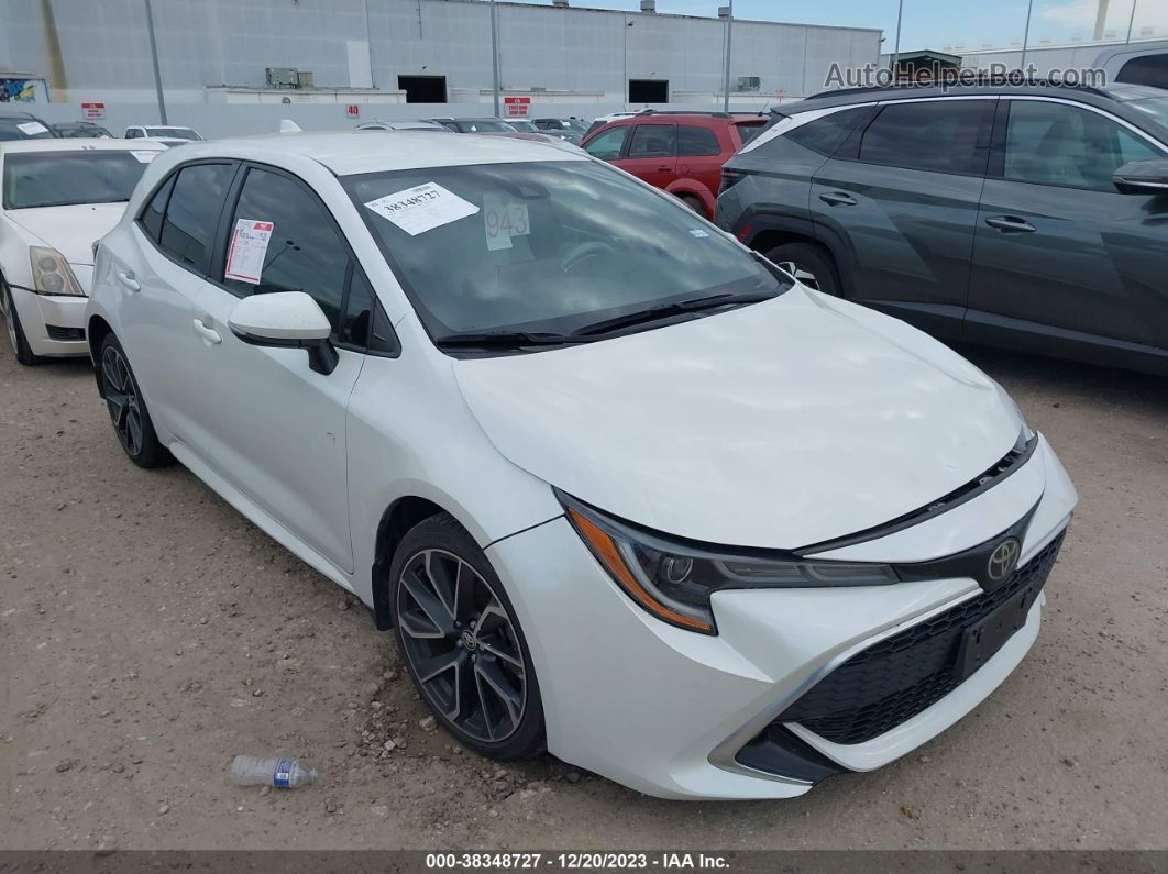 2019 Toyota Corolla Xse Белый vin: JTNK4RBE8K3045002