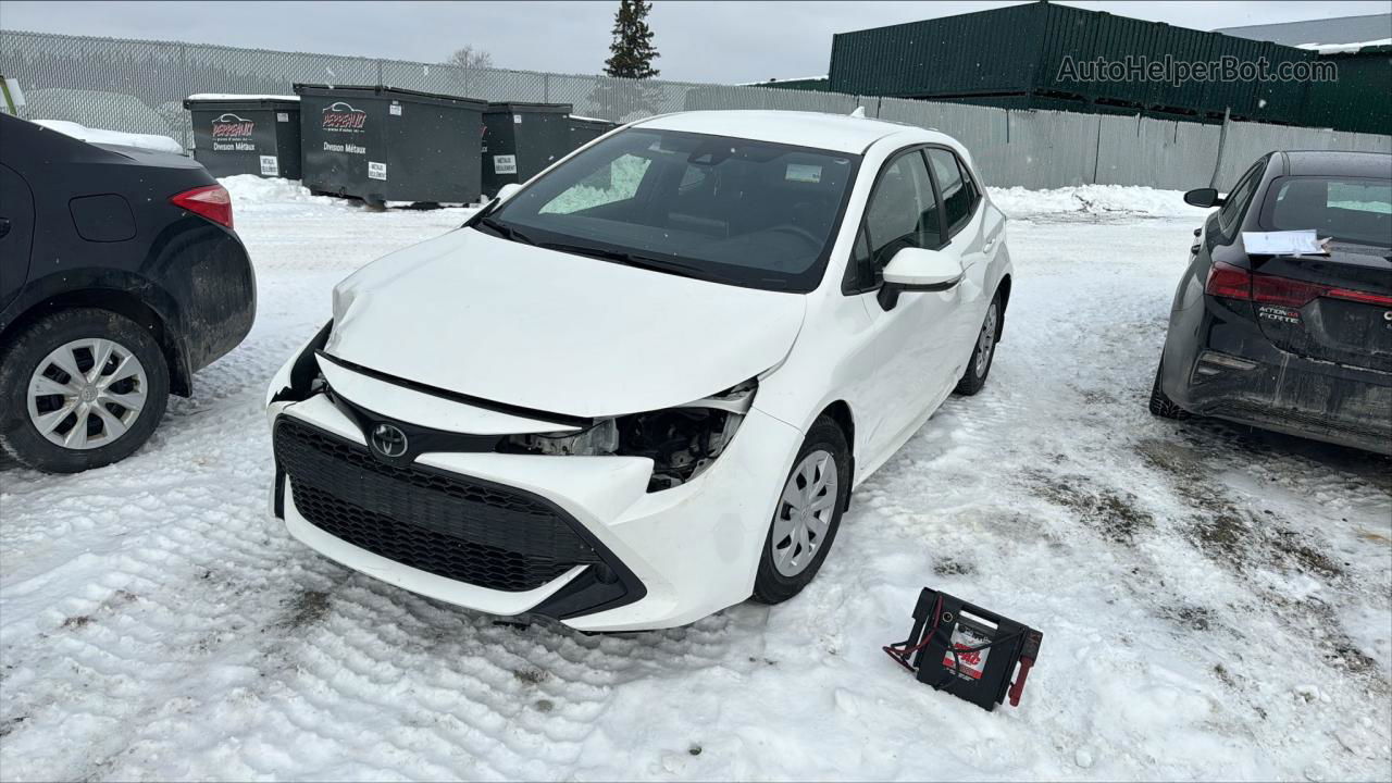 2019 Toyota Corolla Se White vin: JTNK4RBE8K3063080