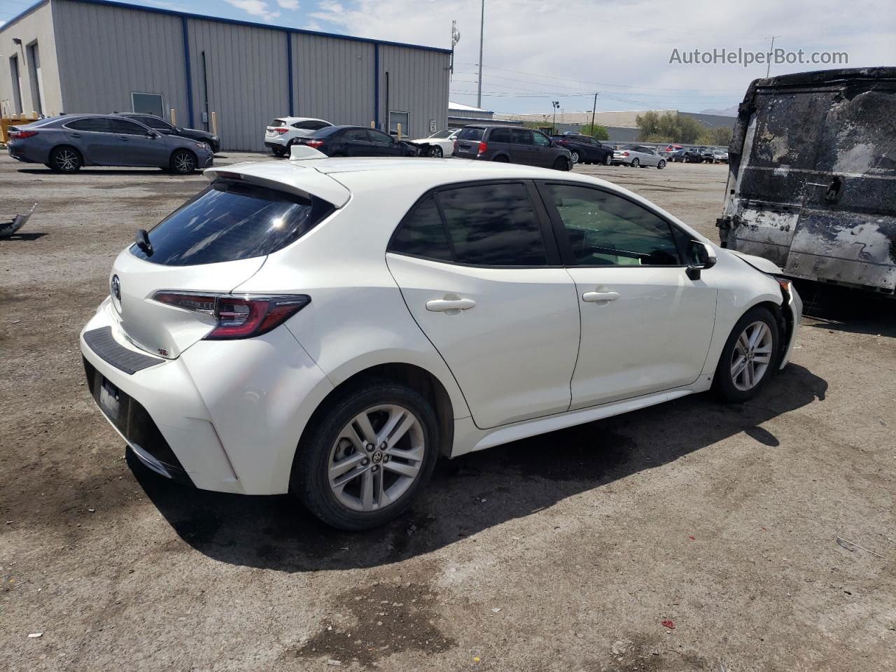 2019 Toyota Corolla Se Белый vin: JTNK4RBE9K3001347