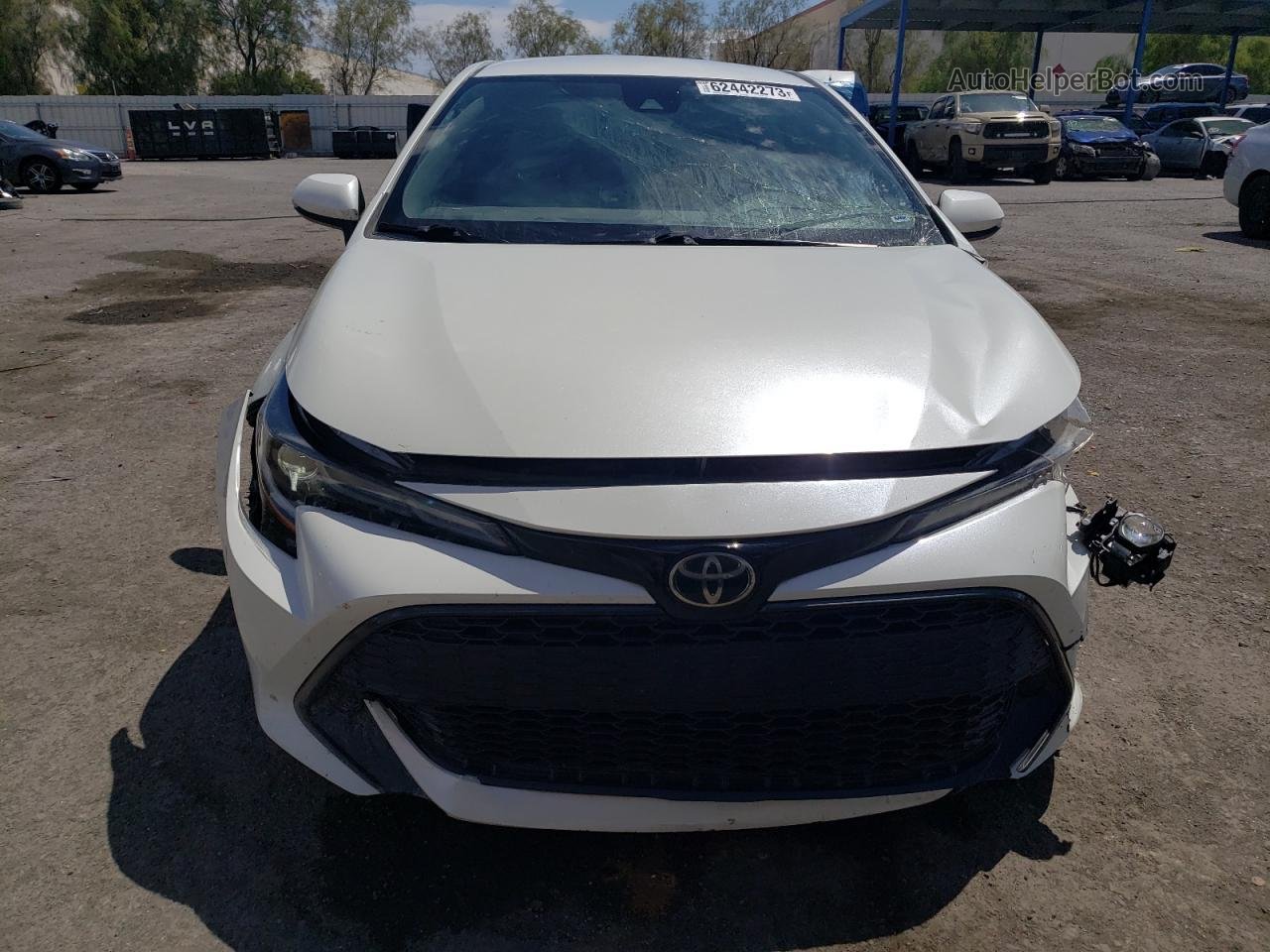 2019 Toyota Corolla Se Белый vin: JTNK4RBE9K3001347