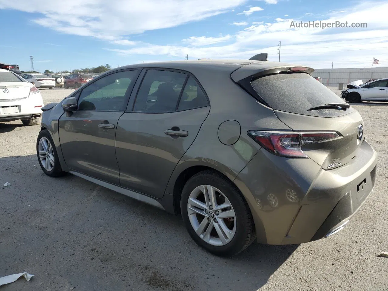 2019 Toyota Corolla Se Green vin: JTNK4RBE9K3007987