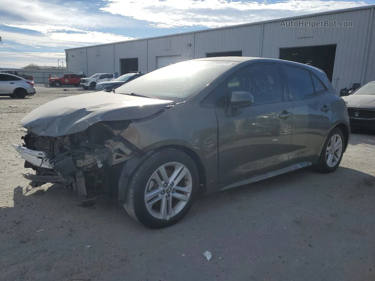 2019 Toyota Corolla Se Green vin: JTNK4RBE9K3007987