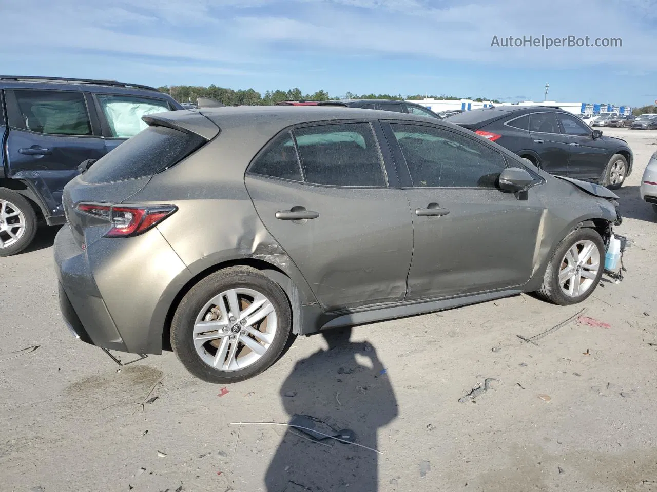 2019 Toyota Corolla Se Green vin: JTNK4RBE9K3007987