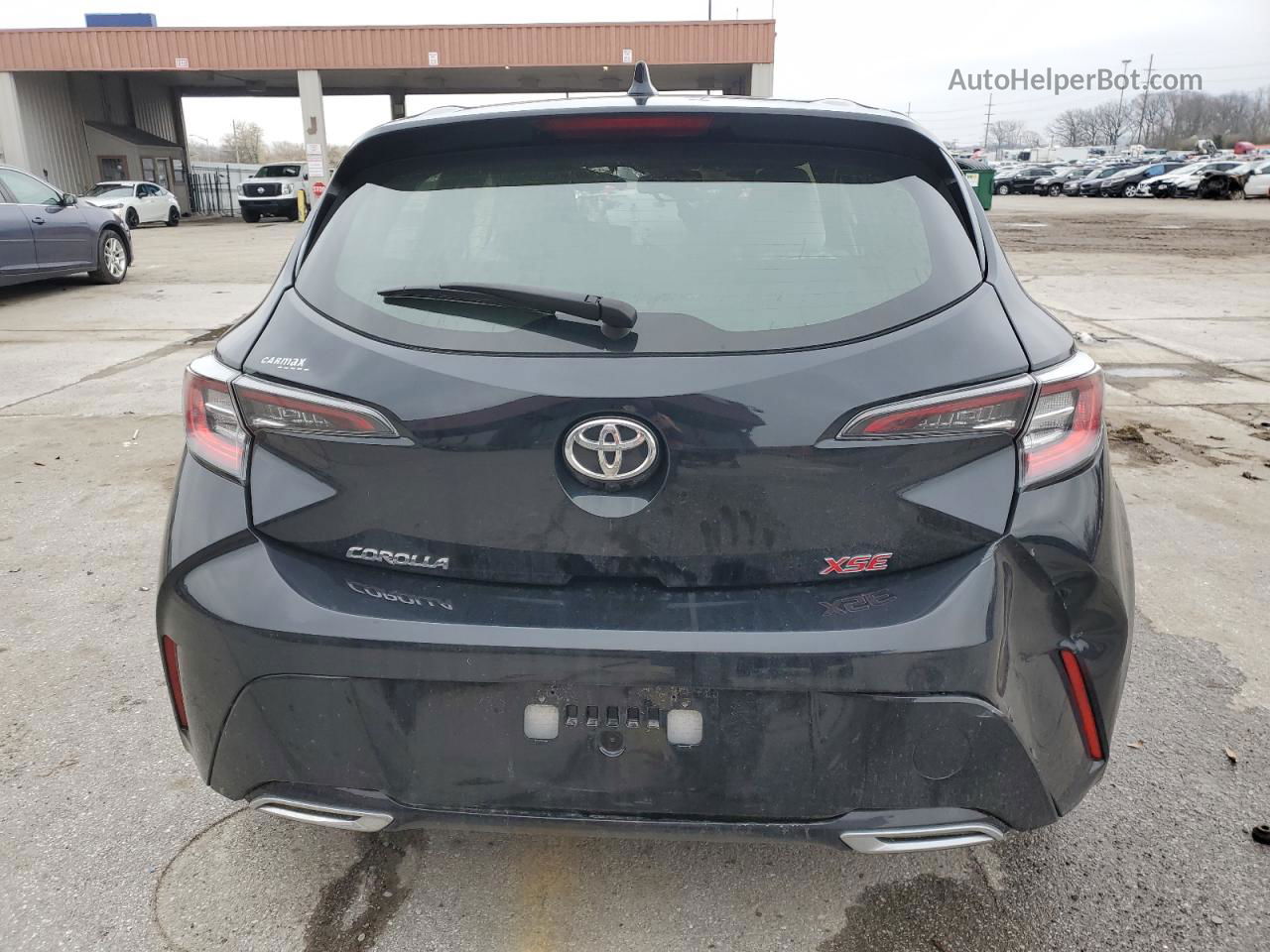 2019 Toyota Corolla Se Black vin: JTNK4RBE9K3024580