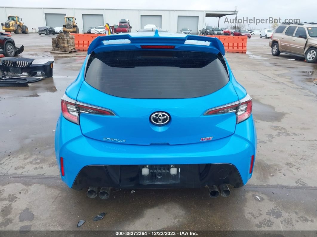 2019 Toyota Corolla Xse Синий vin: JTNK4RBE9K3026717