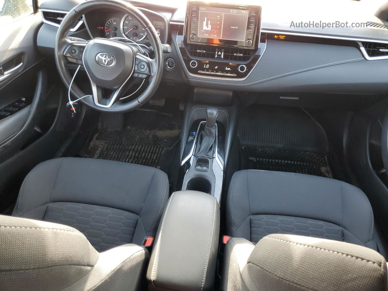 2019 Toyota Corolla Se Blue vin: JTNK4RBE9K3037295