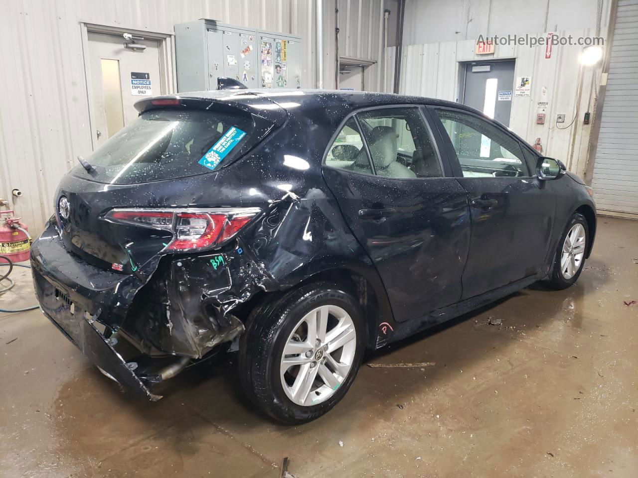 2019 Toyota Corolla Se Black vin: JTNK4RBE9K3043419