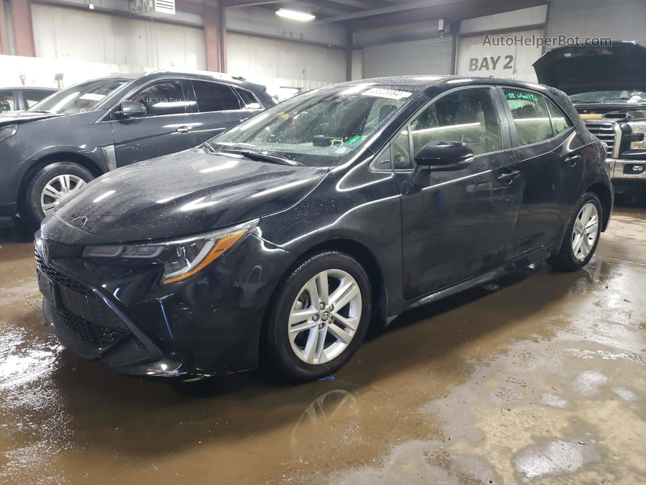 2019 Toyota Corolla Se Black vin: JTNK4RBE9K3043419