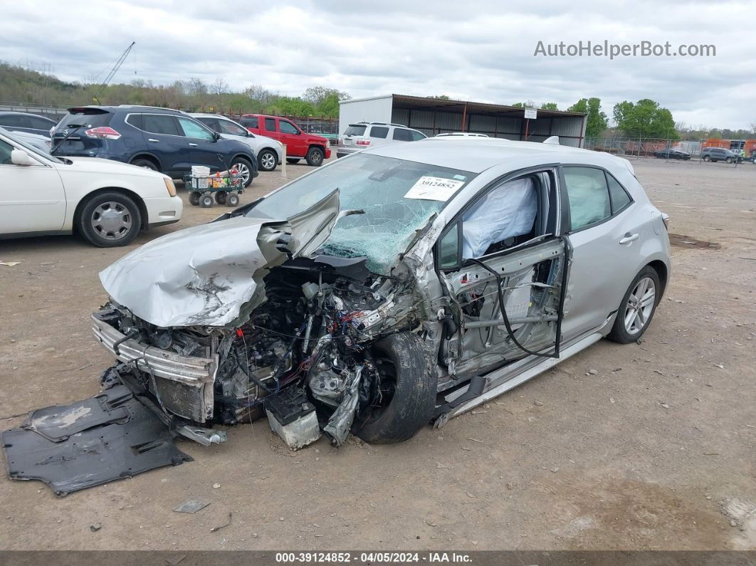 2019 Toyota Corolla Se Gray vin: JTNK4RBE9K3048975