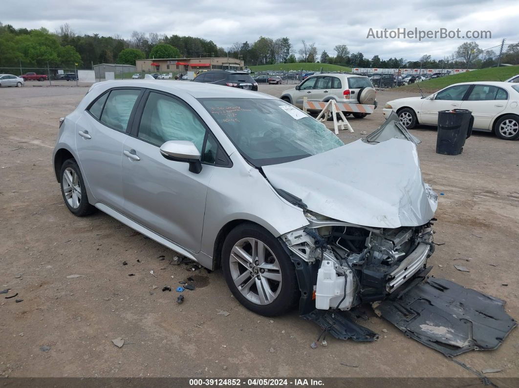 2019 Toyota Corolla Se Gray vin: JTNK4RBE9K3048975