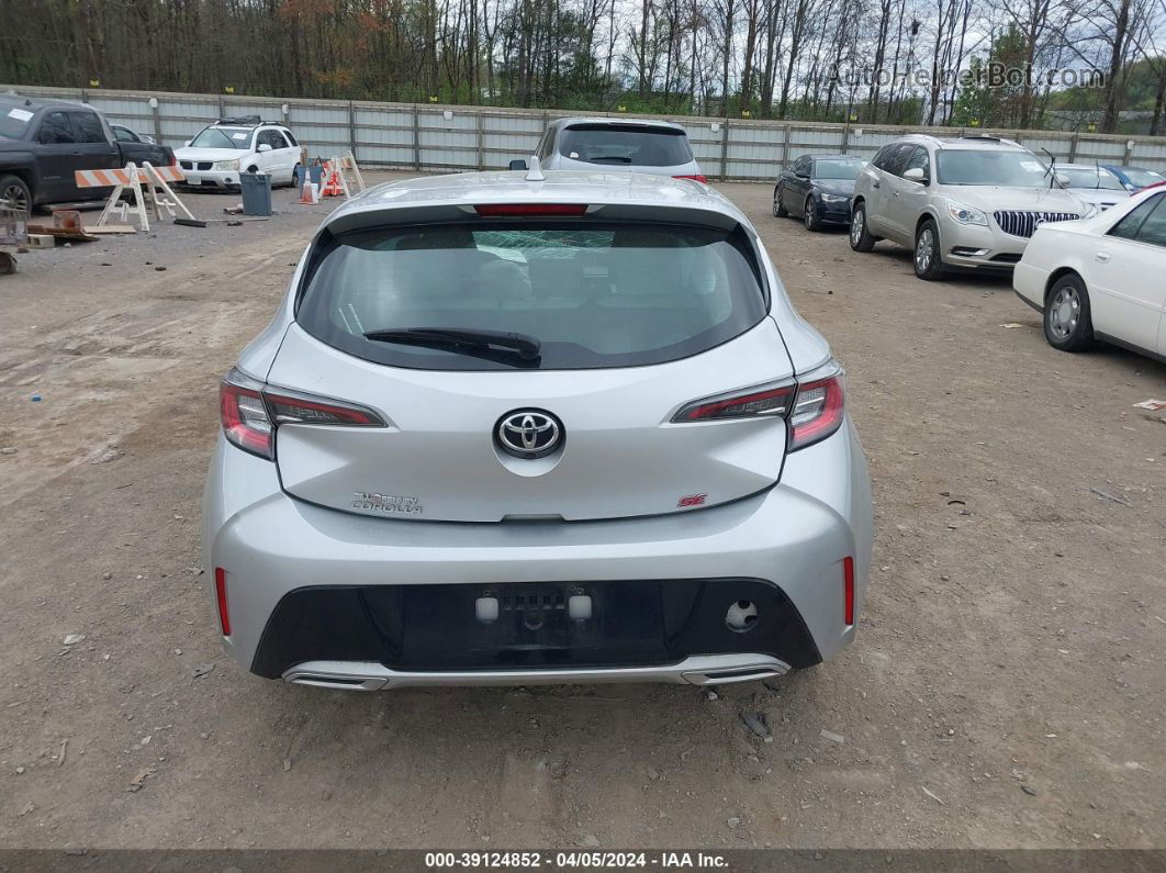 2019 Toyota Corolla Se Gray vin: JTNK4RBE9K3048975