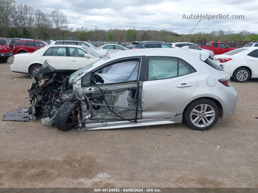 2019 Toyota Corolla Se Gray vin: JTNK4RBE9K3048975