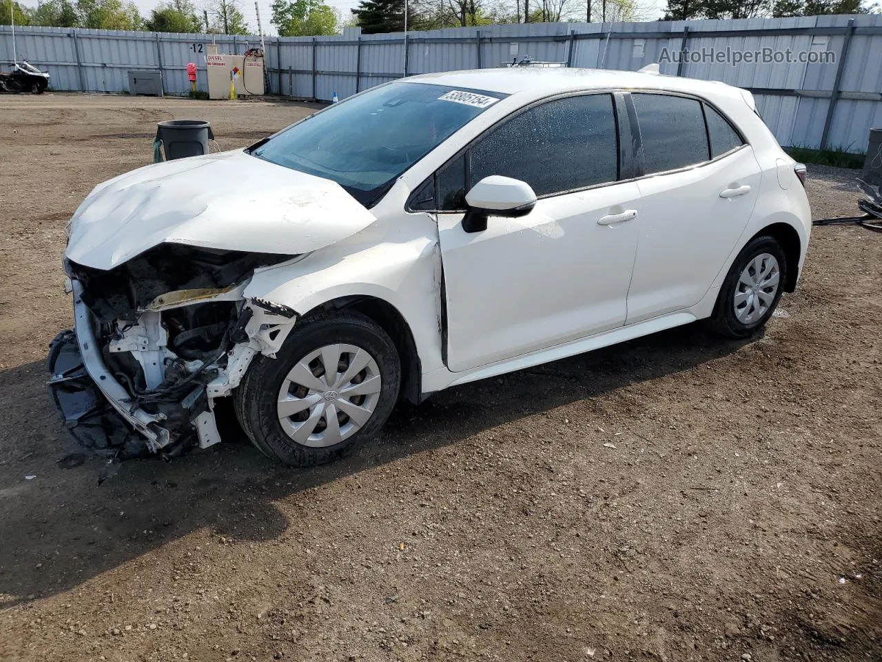 2019 Toyota Corolla Se White vin: JTNK4RBE9K3054873