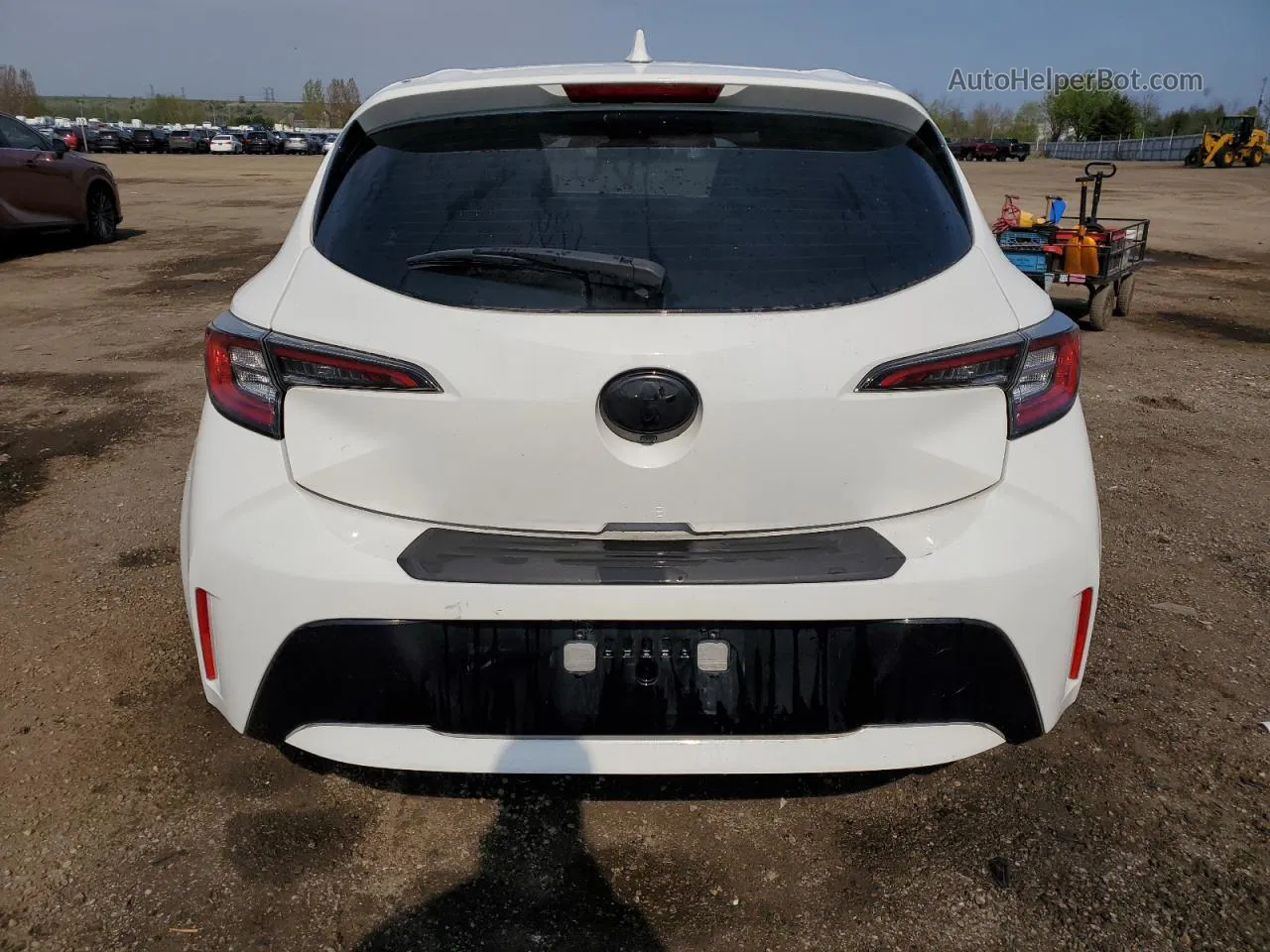 2019 Toyota Corolla Se Белый vin: JTNK4RBE9K3054873