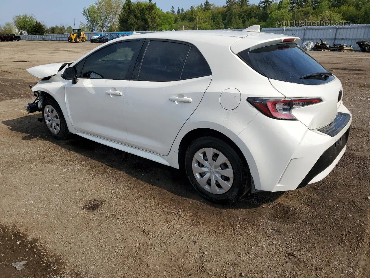 2019 Toyota Corolla Se White vin: JTNK4RBE9K3054873