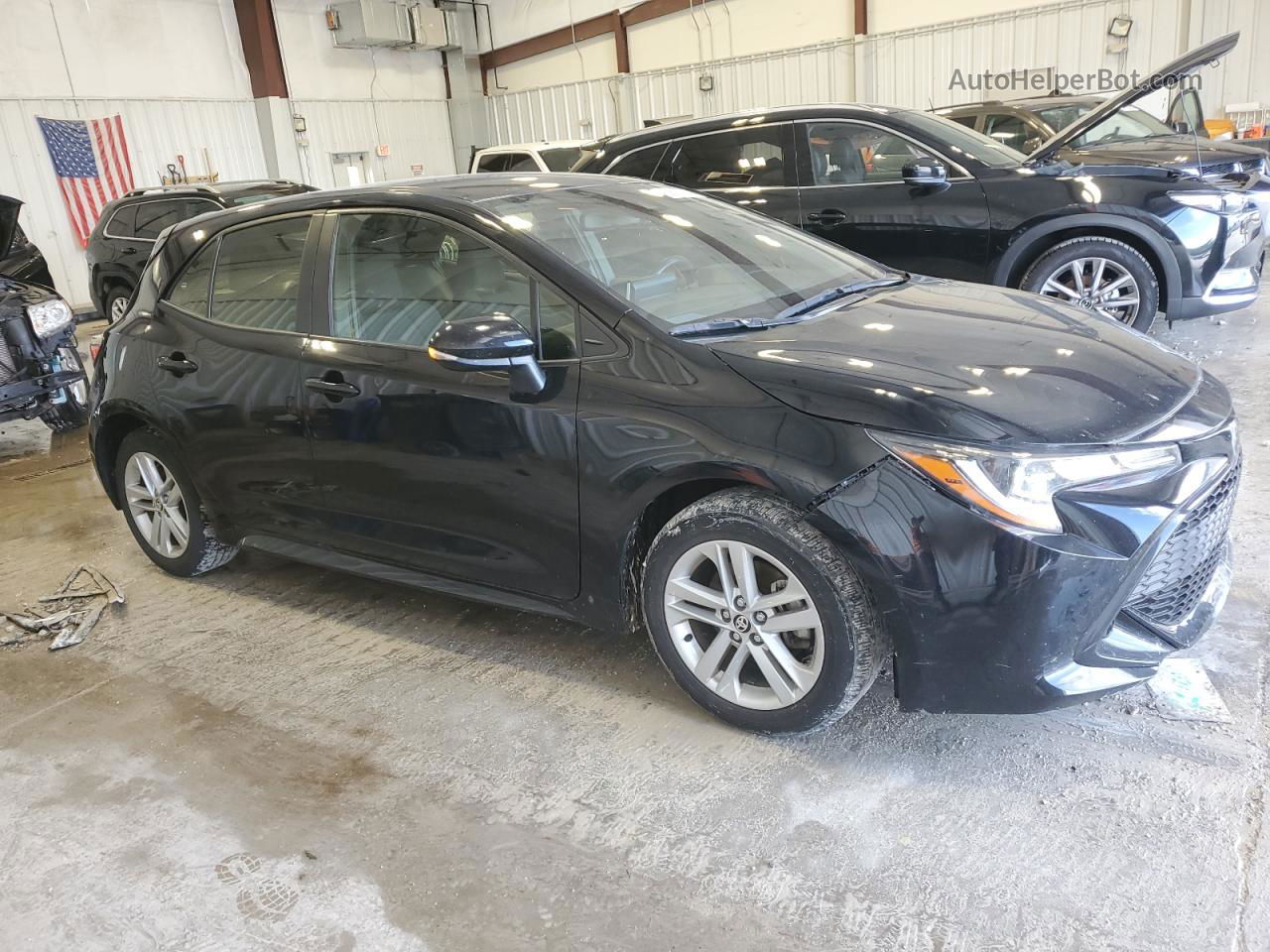 2019 Toyota Corolla Se Black vin: JTNK4RBE9K3063458