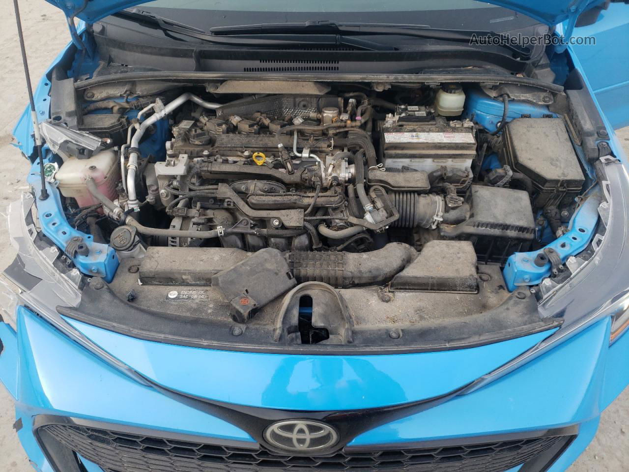 2019 Toyota Corolla Se Синий vin: JTNK4RBE9K3068837