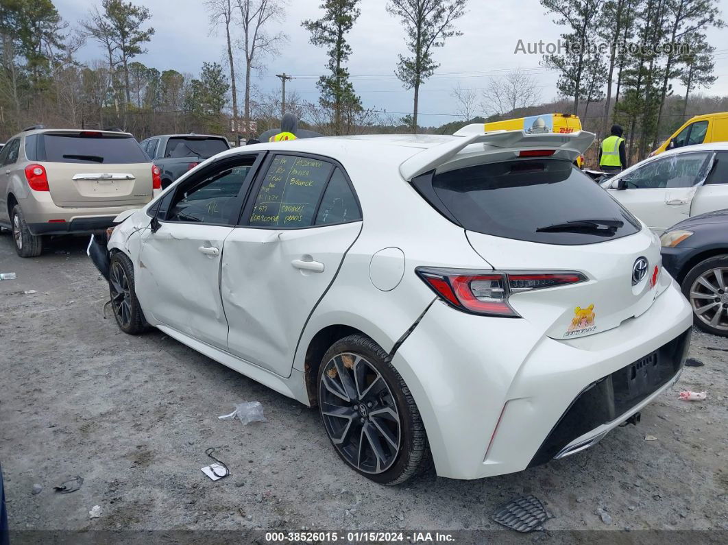 2019 Toyota Corolla Xse White vin: JTNK4RBE9K3071088