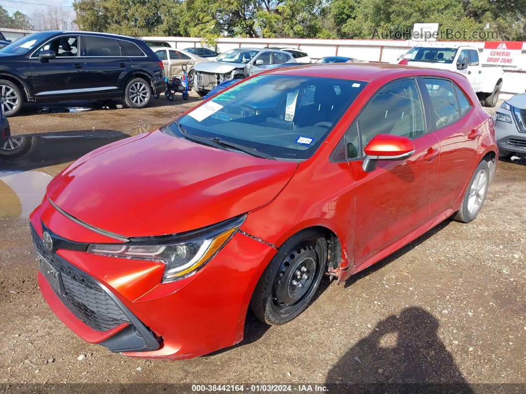 2019 Toyota Corolla Se Red vin: JTNK4RBEXK3016519