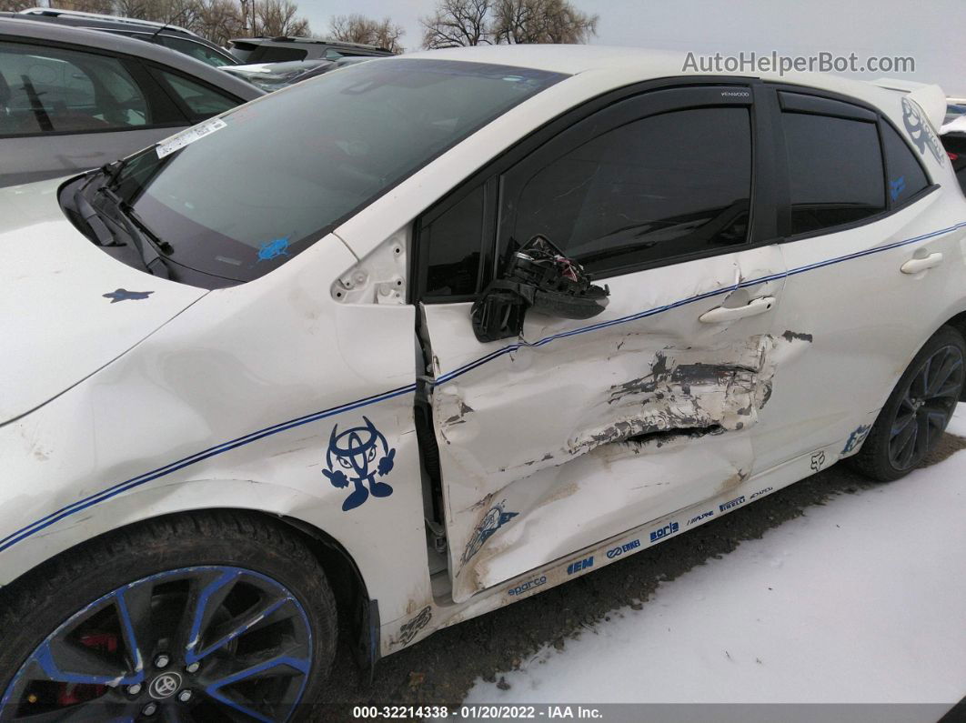 2019 Toyota Corolla Hatchback Se/xse Белый vin: JTNK4RBEXK3036785